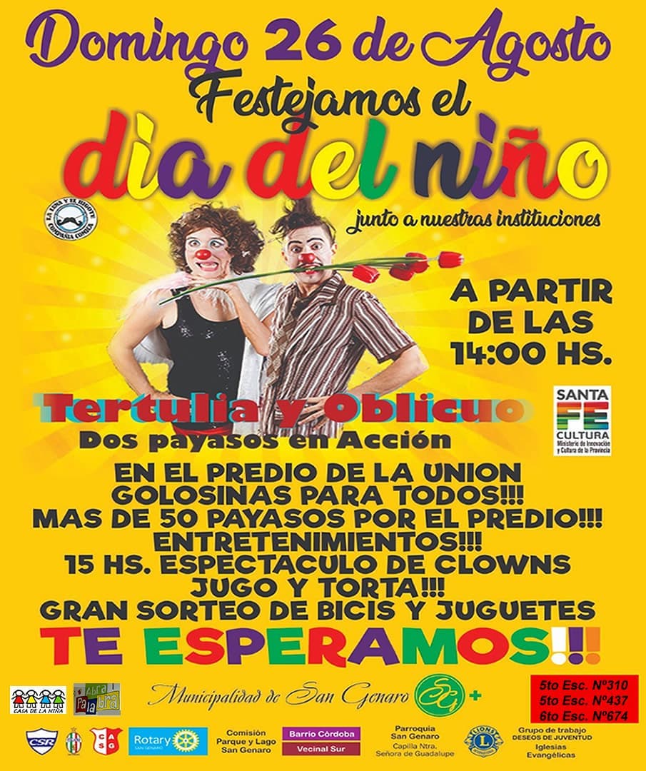 San Genaro tendrá su festejo del día del niño