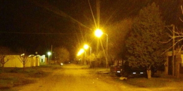 Mejoraron la iluminación de calles en Puerto Gaboto
