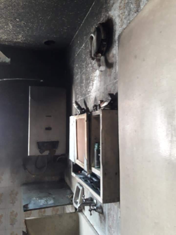 Bomberos sofocaron un incendio en una vivienda de Clarke