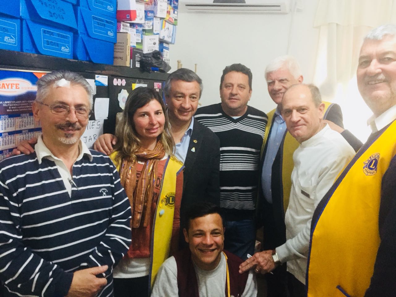 El Director Internacional del Club de Leones visitó el SAMCo de Barrancas