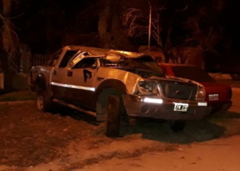 Oliveros: dos mujeres heridas tras volcar una camioneta en autopista