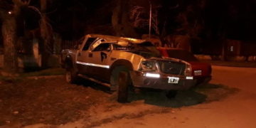 Oliveros: dos mujeres heridas tras volcar una camioneta en autopista