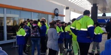Trabajadores del peaje reclamaron por el despido de un macielense