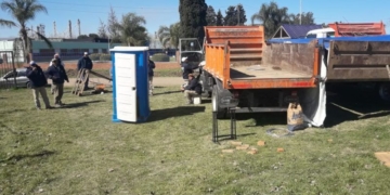 Maciel: los trabajadores armaron turnos rotativos y permanecerán en la ruta