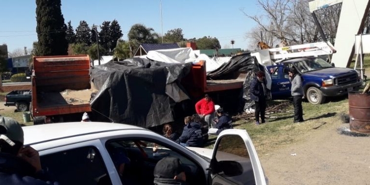 Maciel: la Ruta permanecerá libre al menos hasta el lunes con trabajadores a la vera