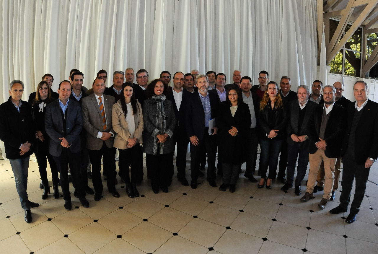 Macri recibió a los intendentes de Totoras y San Genaro