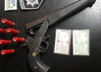 La Policía Vial incautó un arma de fuego en la Ruta 91