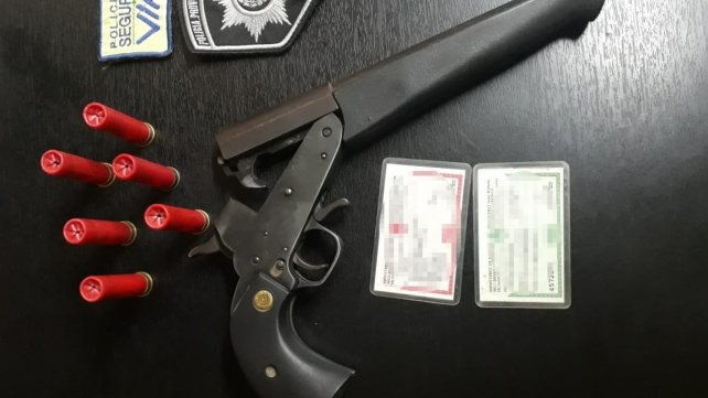 La Policía Vial incautó un arma de fuego en la Ruta 91