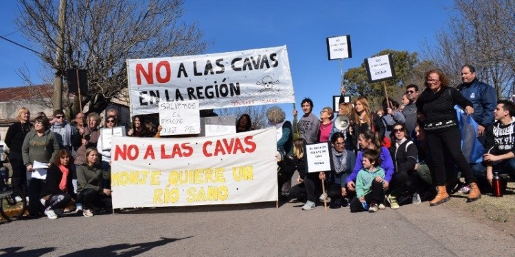 La agrupación “No a las Cavas” se movilizará en La Boca de Monje