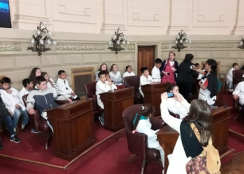 Escuelas primarias de la región participaron del programa Ciudadanos en el Senado