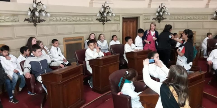 Escuelas primarias de la región participaron del programa Ciudadanos en el Senado