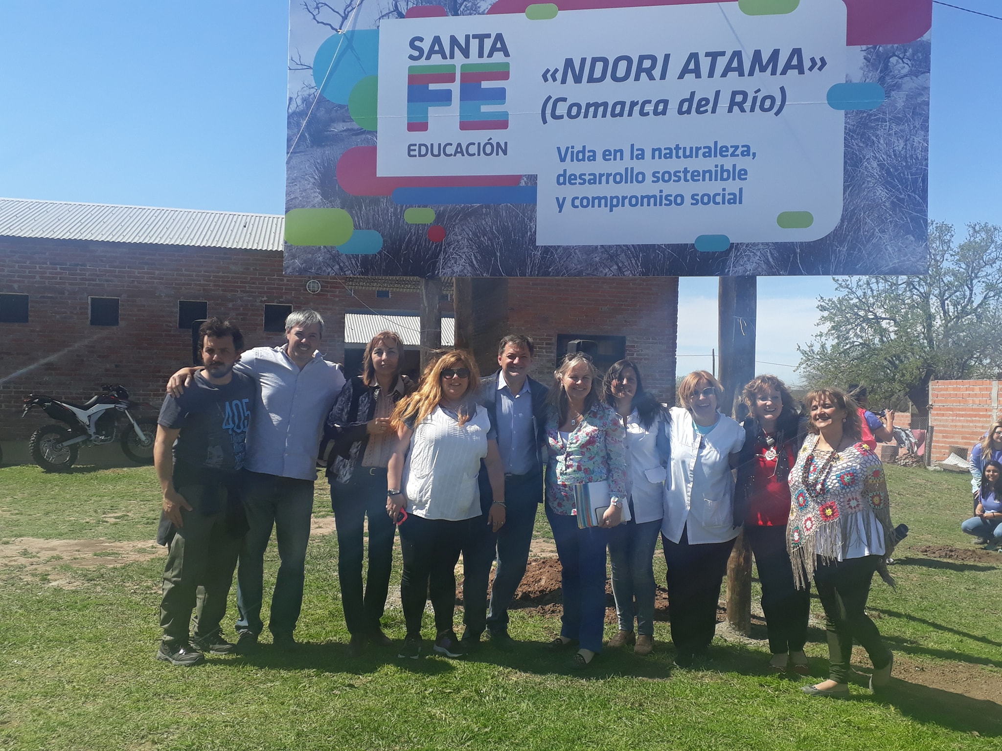 Puerto Gaboto inauguró un nuevo espacio educativo al aire libre