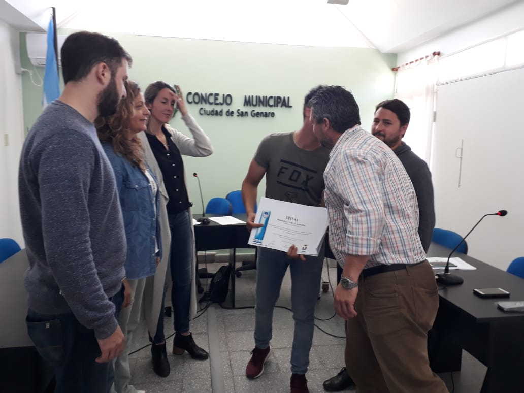 Motocross: homenajearon a Joaquín Poli en el Concejo de San Genaro