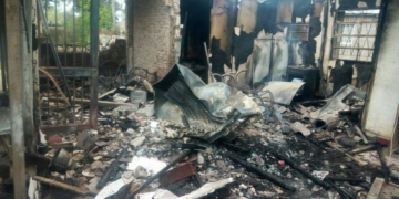 Oliveros: piden la solidaridad de la región tras el incendio de una vivienda