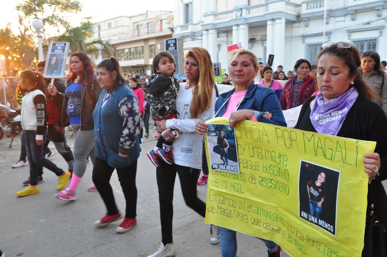 Masiva marcha en pedido de Justicia por Magalí