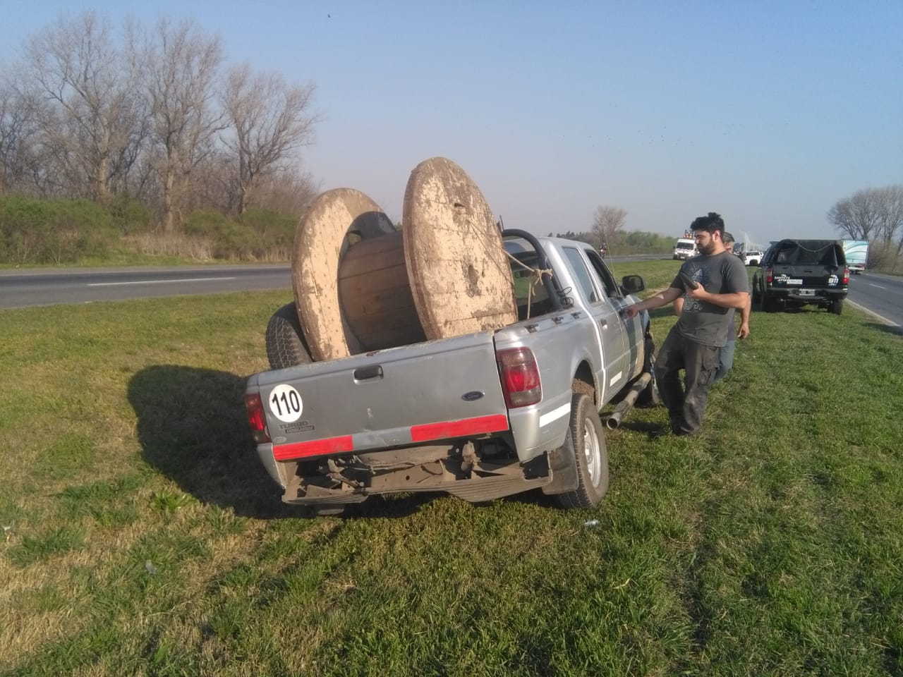 Siete vehículos involucrados en dos accidentes sobre autopista