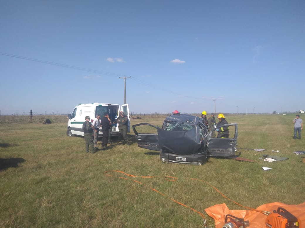 Un herido de gravedad por un choque y vuelco sobre Ruta 34