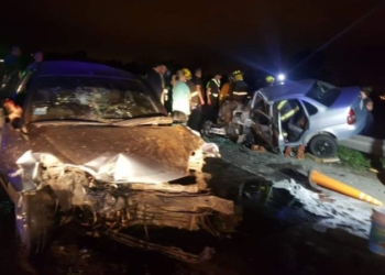Impactante choque fatal en la autopista Rosario Santa Fe
