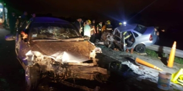 Impactante choque fatal en la autopista Rosario Santa Fe
