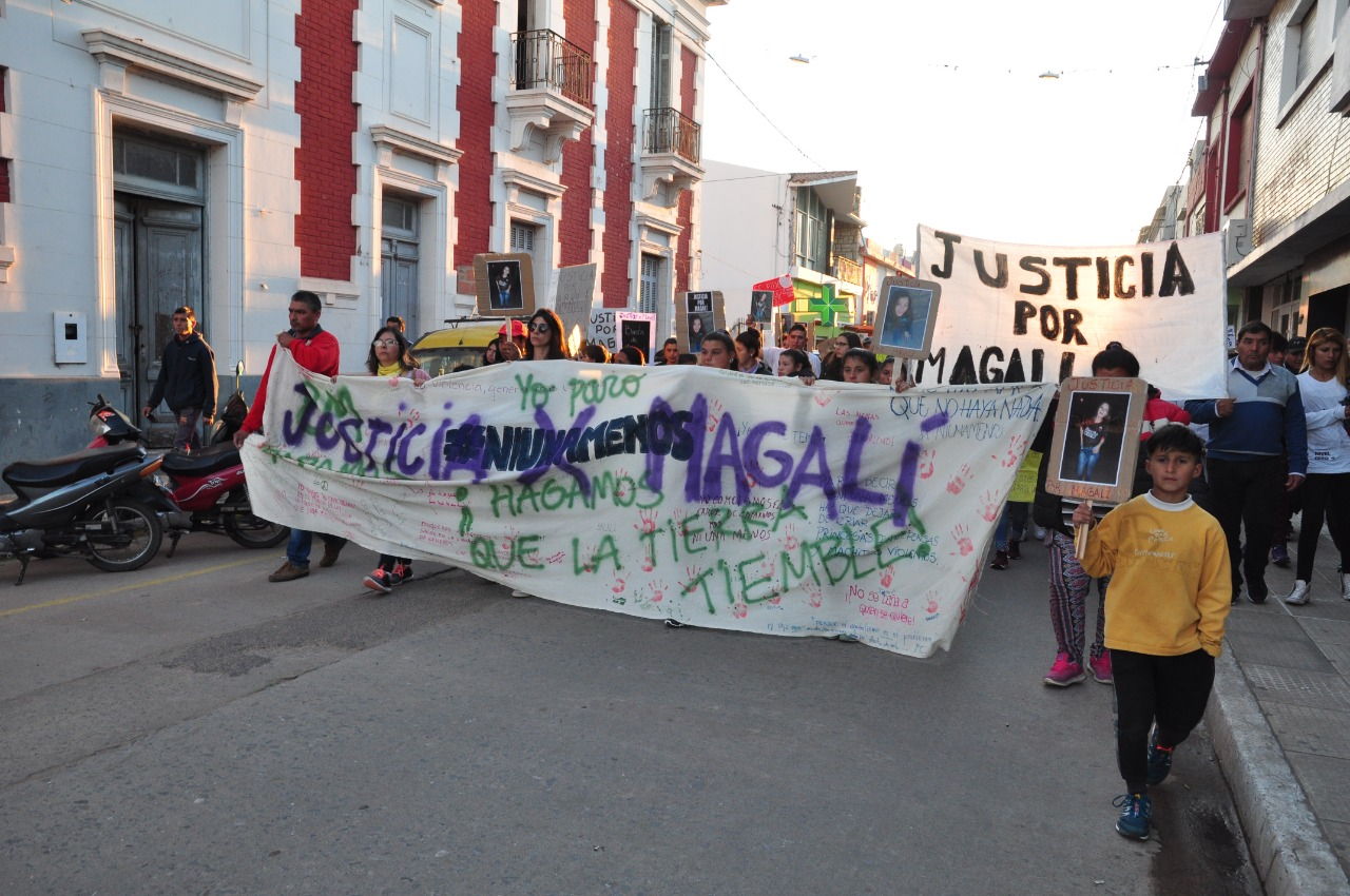 Masiva marcha en pedido de Justicia por Magalí