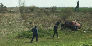 Milagro en autopista: cuatro personas lesionadas tras volcar un auto