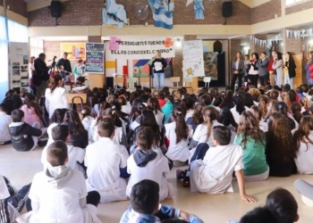 Realizaron el acto por los 12 años de la ciudad de San Genaro