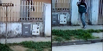 Entró a robar a una vivienda y quedó filmado