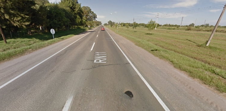 Un niño electrocutado mientras circulaba en bicicleta sobre Ruta 11