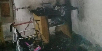 Un cortocircuito provocó un incendio en una vivienda de Barrancas