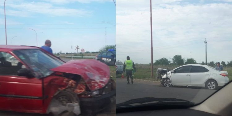 Dos heridos tras un fuerte choque en Totoras