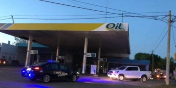 Susto en Totoras por incendio en una estación de servicio