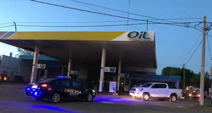 Susto en Totoras por incendio en una estación de servicio