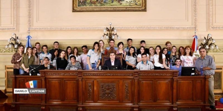 Jóvenes de Díaz y Barrancas participaron del programa Ciudadanos en el Senado