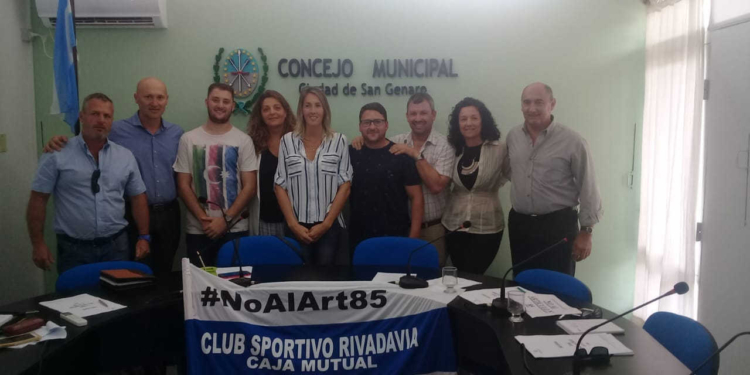 El Concejo de San Genaro apoyó a Cooperativas y Mutuales ante el nuevo impuesto del gobierno