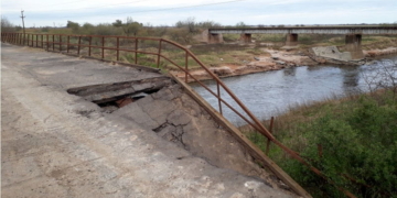Casi 5 millones de pesos para reparar provisoriamente el puente que une Clarke y Díaz