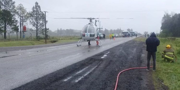Luto en la región: falleció el bebé accidentado que había sido trasladado en helicóptero