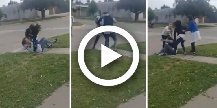 Violencia sin fin: alumnas a los golpes a la salida de la escuela