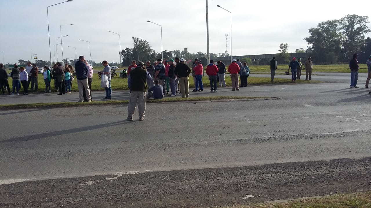 San Genaro: municipales cortaron el cruce de Rutas 34 y 65