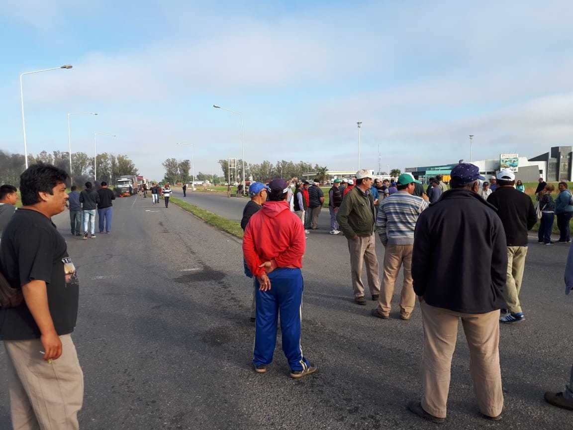 San Genaro: municipales cortaron el cruce de Rutas 34 y 65