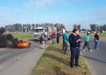 San Genaro: municipales cortaron el cruce de Rutas 34 y 65