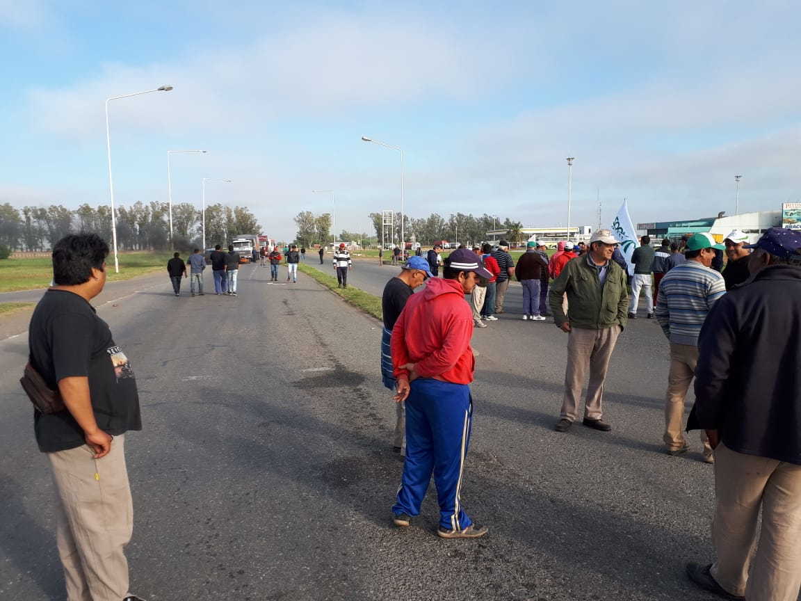 San Genaro: municipales cortaron el cruce de Rutas 34 y 65