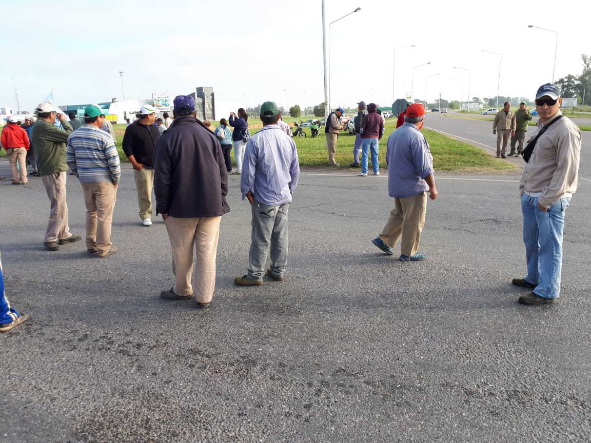 San Genaro: municipales cortaron el cruce de Rutas 34 y 65
