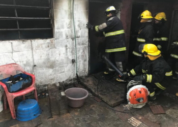 Madrugada de terror: ardió una casa y hubo importantes pérdidas