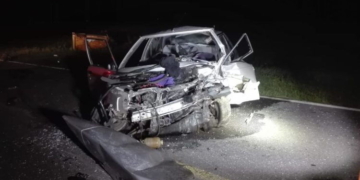 Dos autos impactaron de frente en ruta 11: un joven fallecido
