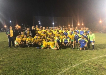 Histórico: Serodino unió a Boca y Belgrano e inauguraron iluminación en nueva cancha