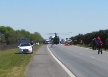 Oliveros: una mujer fallecida y varios heridos tras un fortísimo choque en autopista