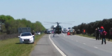 Oliveros: una mujer fallecida y varios heridos tras un fortísimo choque en autopista