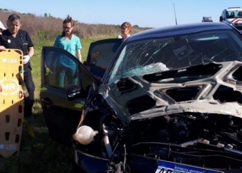 Maciel: madre e hija impactaron contra un camión en autopista