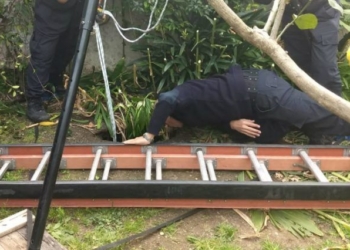 Milagro en la región: abuela cayó a un pozo ciego y fue rescatada