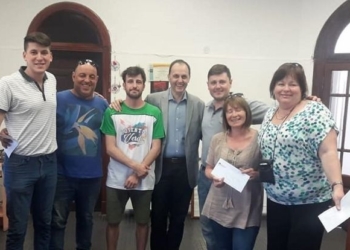 Rasetto entregó cerca de medio millón de pesos en aportes a instituciones